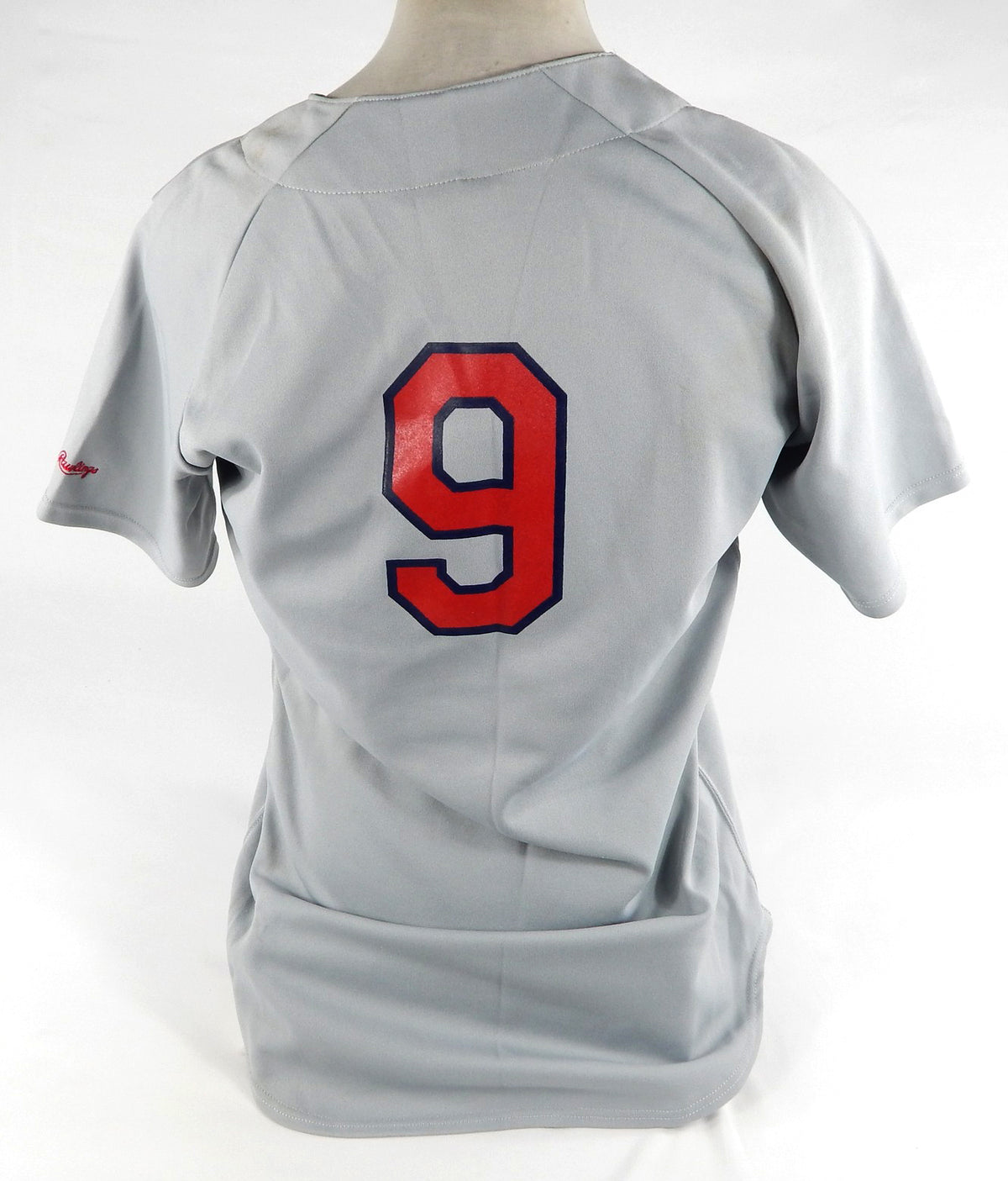 1990S Palm Beach Cardinals #9 Game Used Grey Jersey 44 DP71779