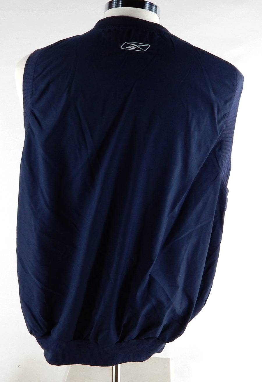 2000s Orlando Magic Team Issued Navy Blue Vest Shirt Reebok L 621 Pic2