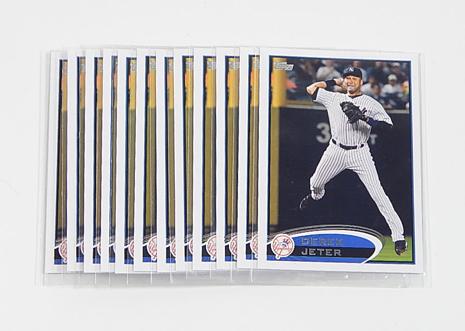Lot of (12) 2012 Topps Derek Jeter #30 Nm/Mt
