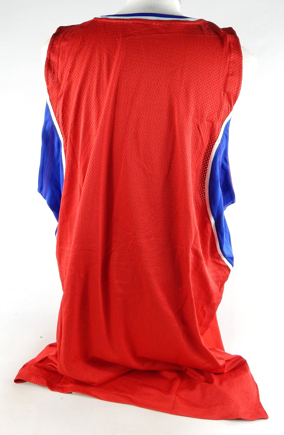 2007-08 Philadelphia 76ers Blank Game Issued Red Jersey 54 984 Pic2