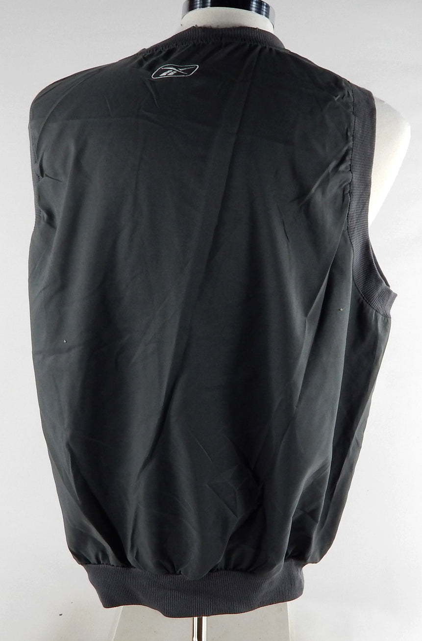 2000s Orlando Magic Team Issued Grey Vest Shirt Reebok L 623 Pic2