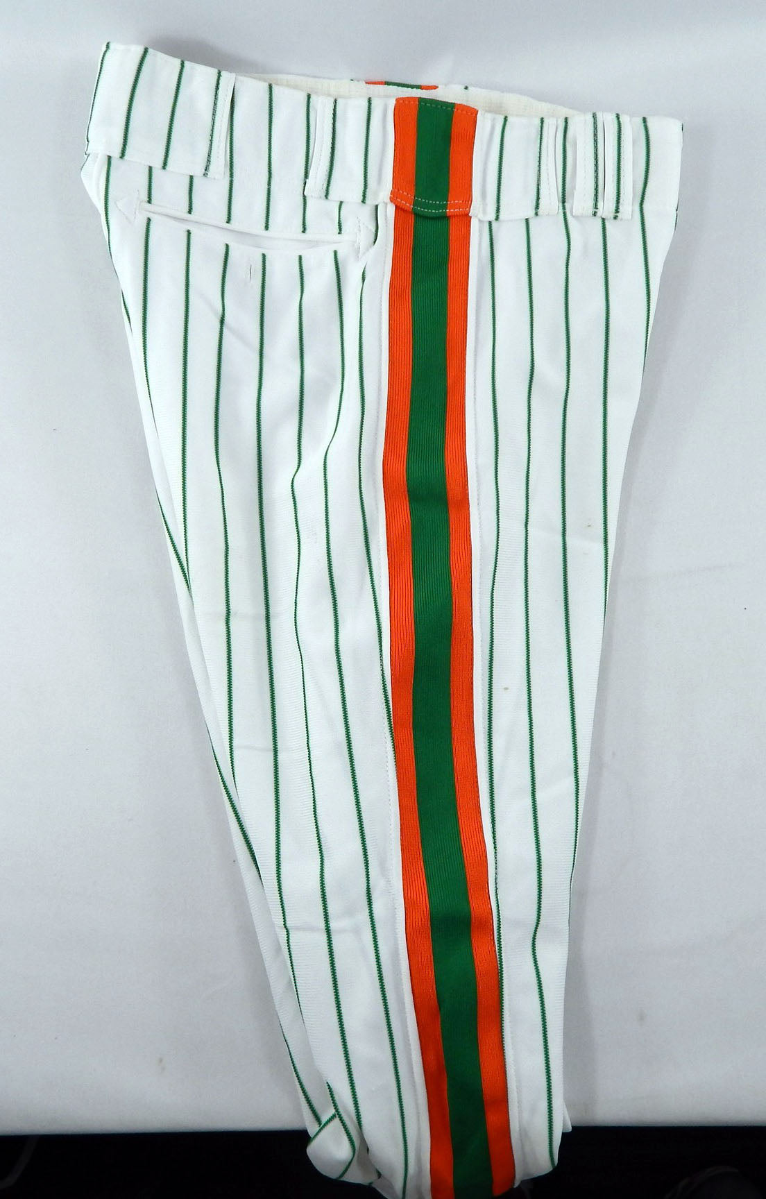 1992 New York Mets Pat Howell #62 Game Used White Pants St Pattys Day 33 519 Pic2