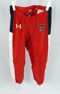2020 Texas Tech Red Raiders Game Issued Red Football Pants Size 32