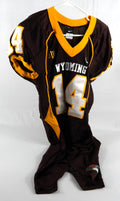 2012 Wyoming Cowboys Daniel Sullivan #14 Game Used Brown Jersey M 463