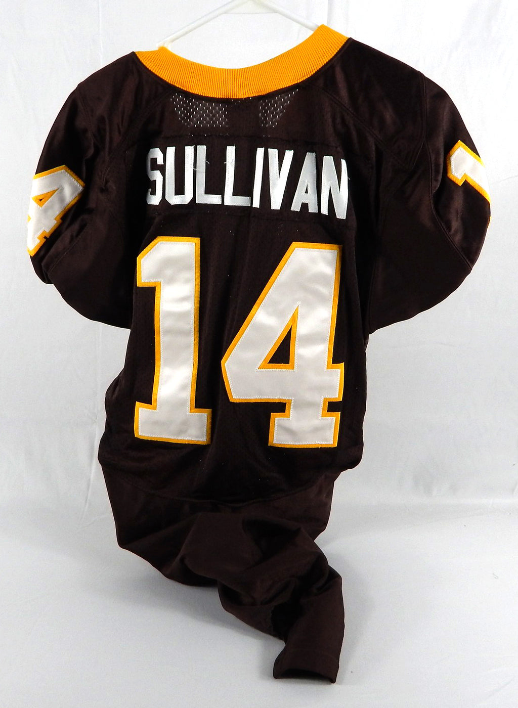 2012 Wyoming Cowboys Daniel Sullivan #14 Game Used Brown Jersey M 463 Pic2