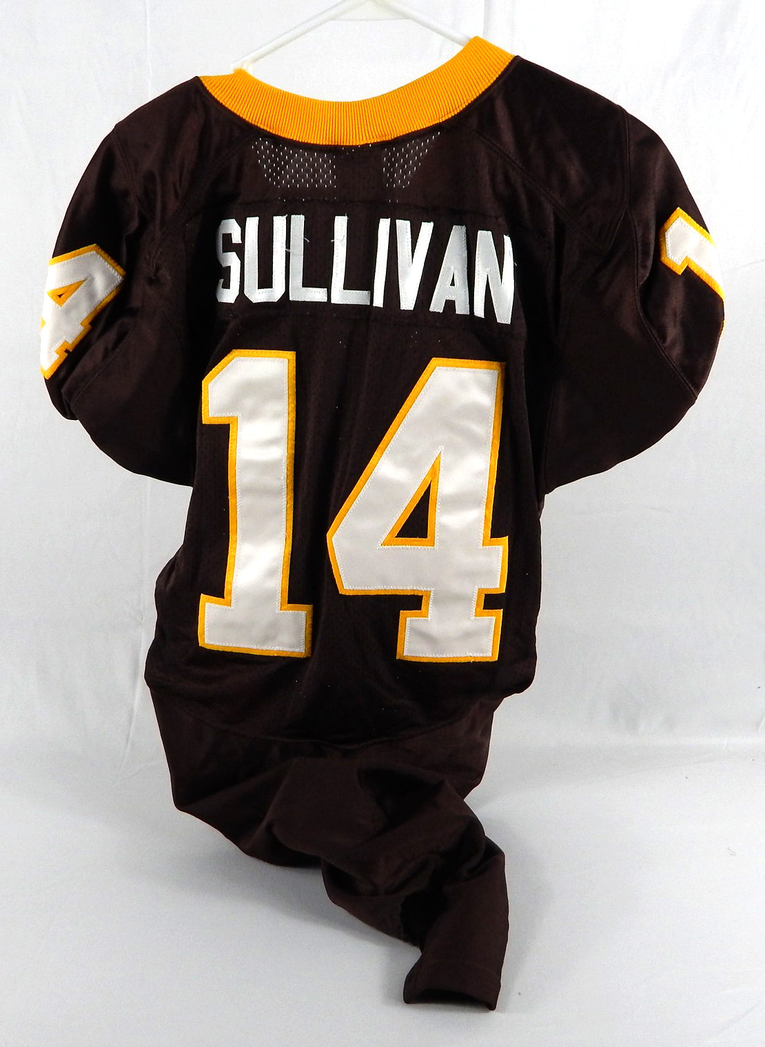 2012 Wyoming Cowboys Daniel Sullivan #14 Game Used Brown Jersey M 463 Pic2