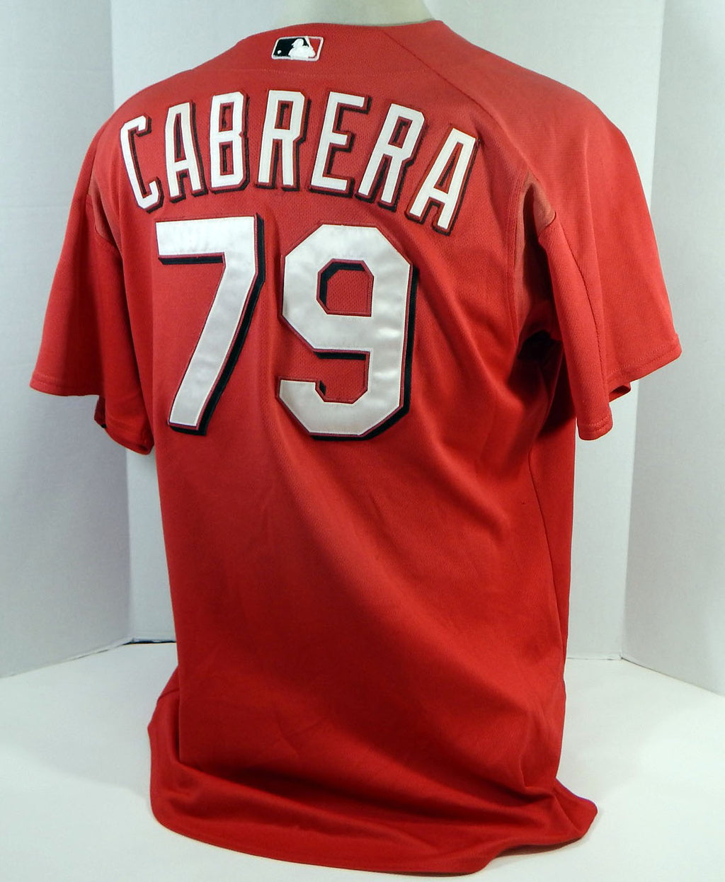 2003-06 Cincinnati Reds Cabrera #79 Game Used Red Jersey Ex ST BP 48 DP16579