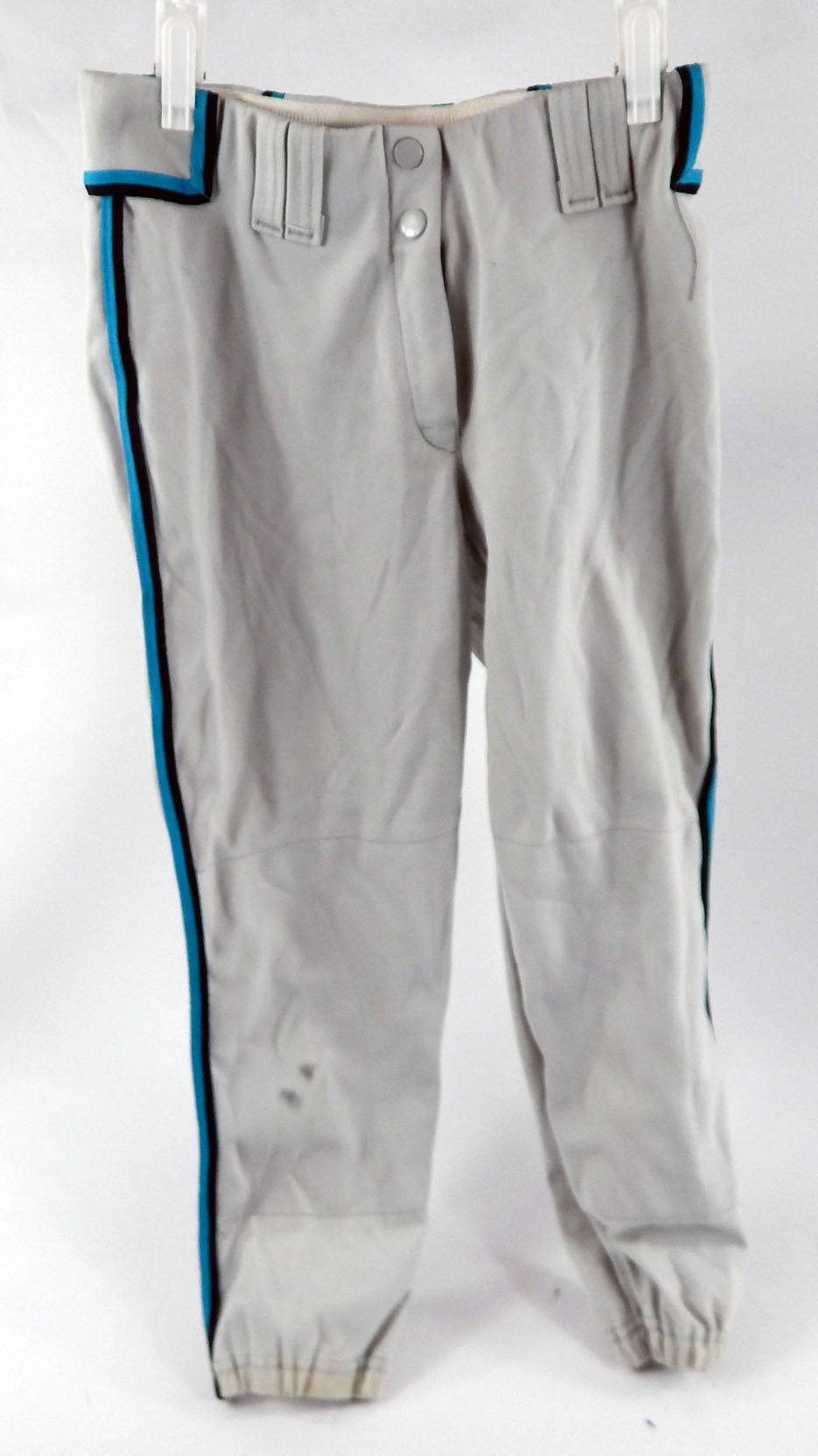 2000s Costal Carolina Chantelers Game Used Grey Womens Softball Pants Size M 72 Pic2