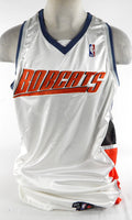 2006-07 Charlotte Bobcats Blank Game Issued White Jersey 50 066