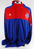 Detroit Pistons Game Issued Blue Warm Up Jacket XXL 309