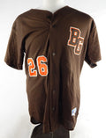 Bowling Green Falcons #26 Game Used Brown Jersey Baseball 46 630
