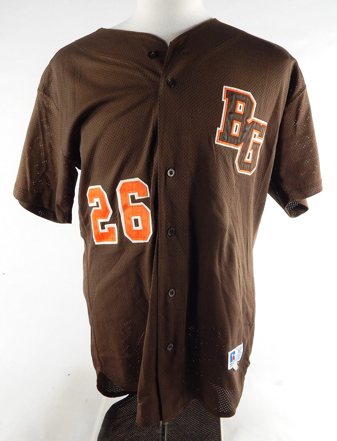Bowling Green Falcons #26 Game Used Brown Jersey Baseball 46 630