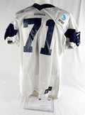2023 Dallas Cowboys Chuma Edoga #71 Game Used White Practice Jersey 58 474