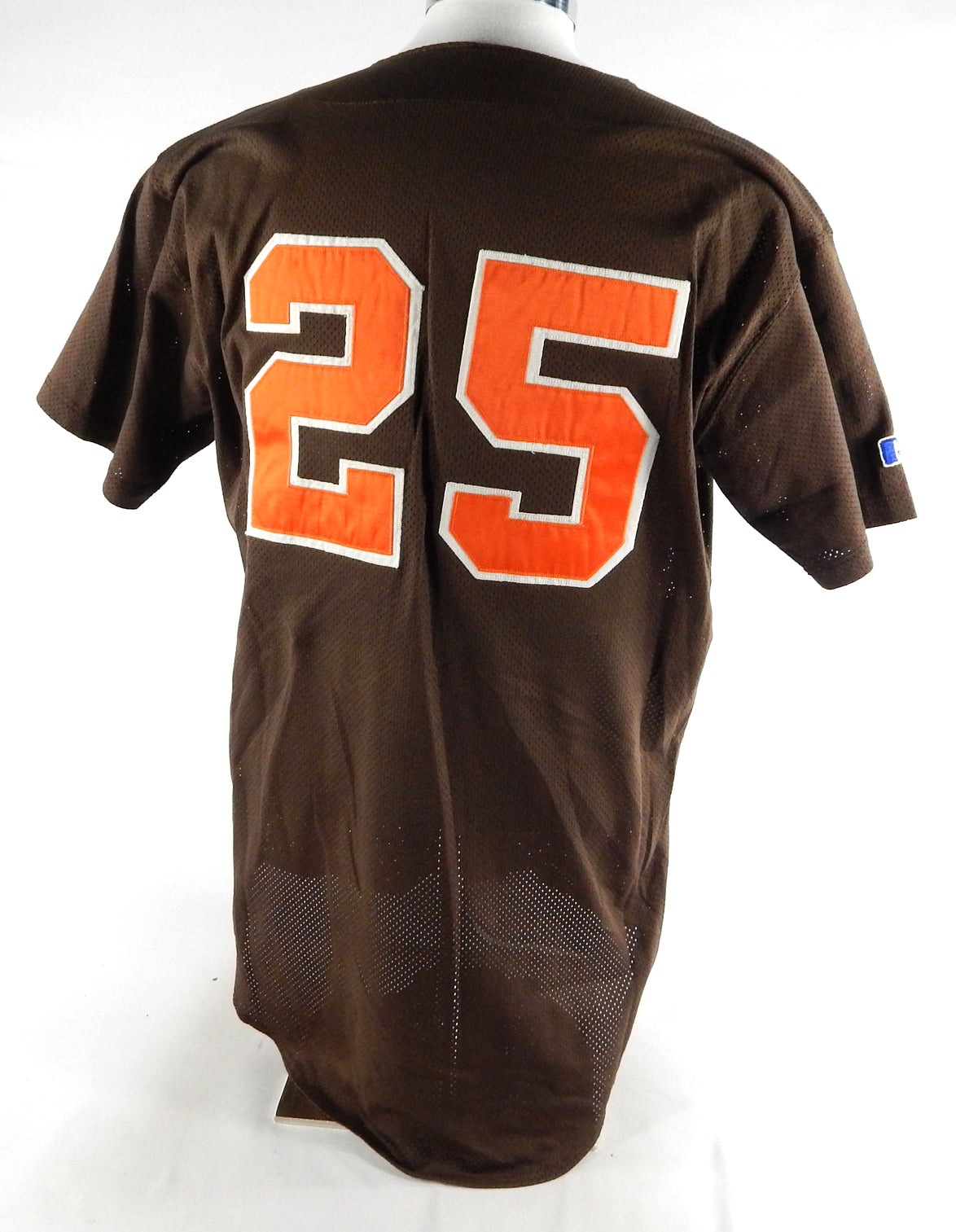 Bowling Green Falcons #25 Game Used Brown Jersey Baseball 46 631 Pic2