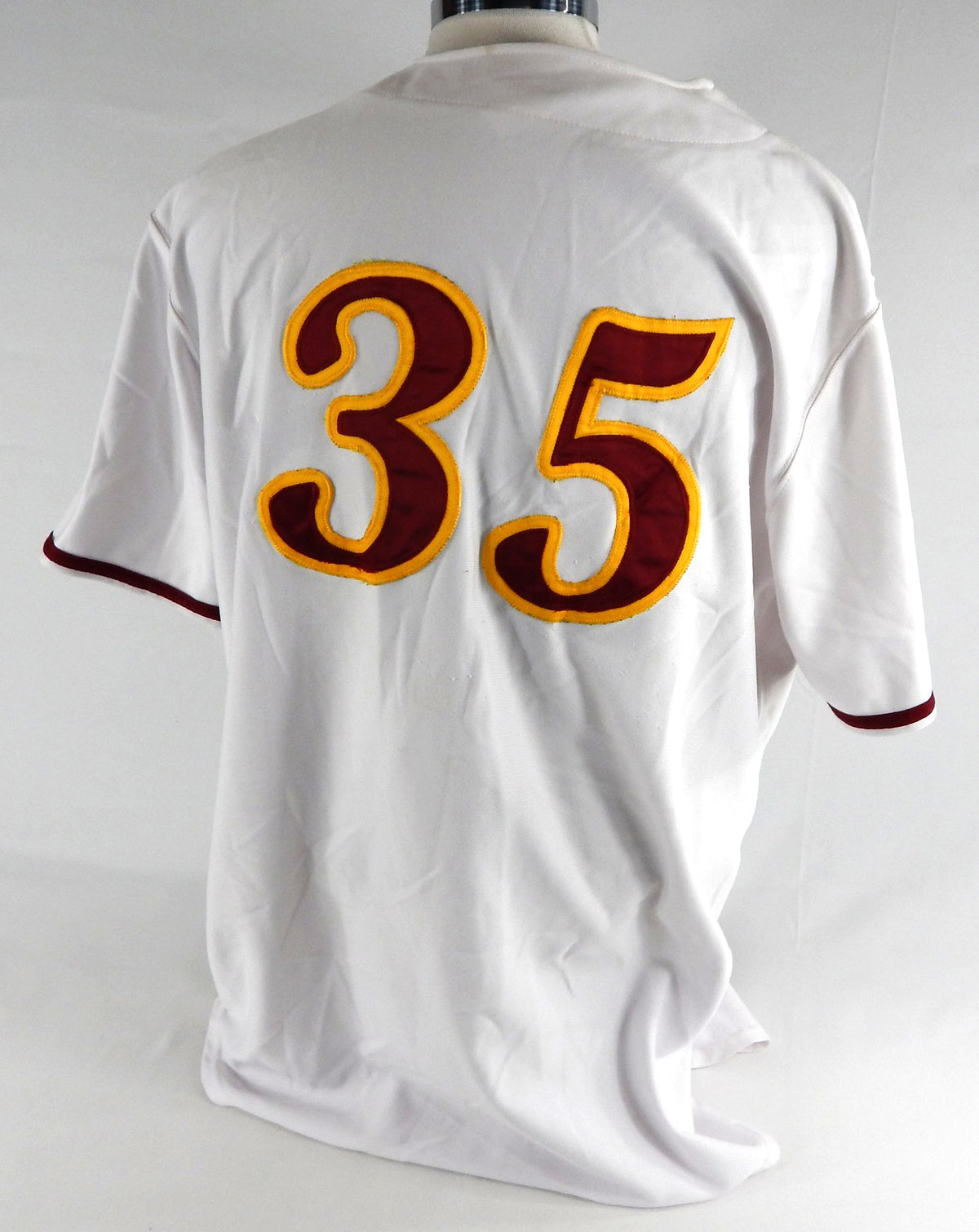 Abilene Prairie Dogs #35 Game Used White Jersey 50 859 Pic2