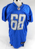 2022 Detroit Lions Taylor Decker #68 Game Issued Blue Practice Jersey 50 246