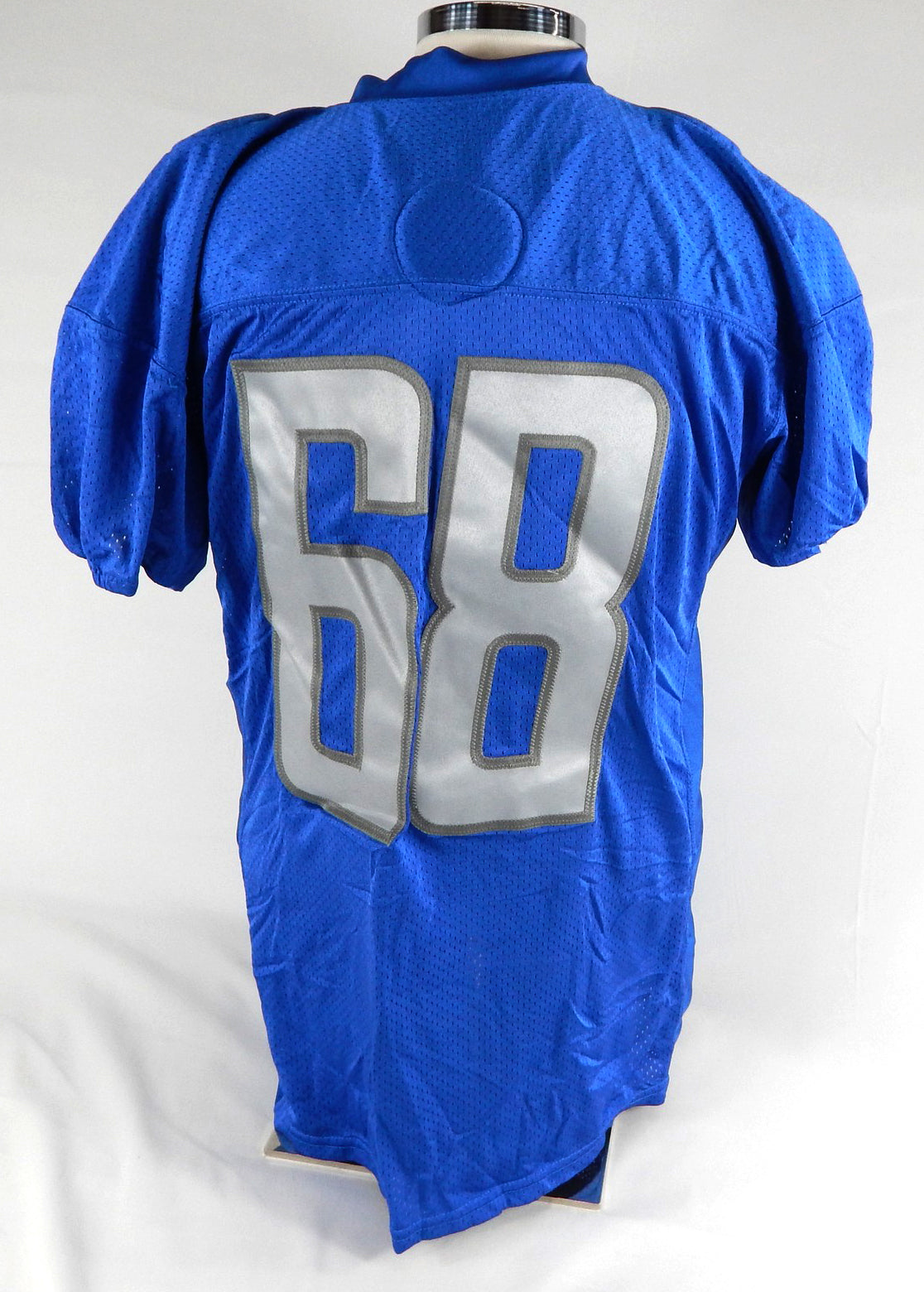2022 Detroit Lions Taylor Decker #68 Game Issued Blue Practice Jersey 50 246 Pic2