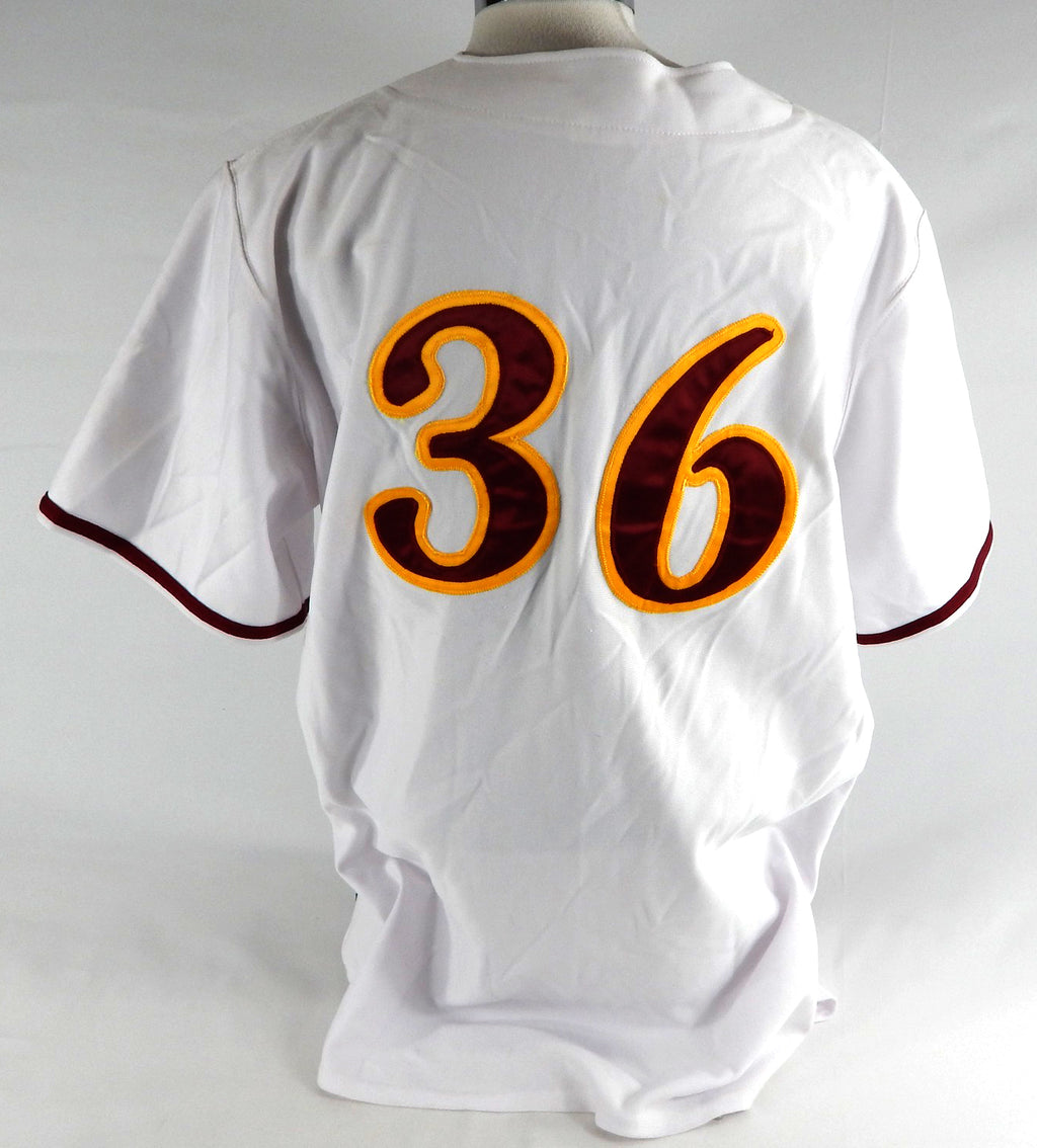 Abilene Prairie Dogs #36 Game Used White Jersey 50 860 Pic2
