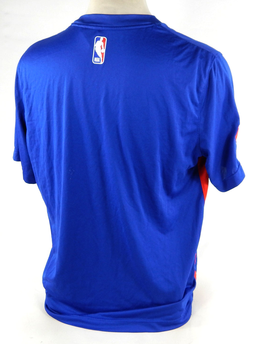 2023-24 Detroit Pistons #5 Game Used Blue Shooting Shirt Cureton Patch XL 576 Pic2