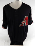 2008 Arizona Diamondbacks Wil Ledezma #46 Game Used Black Jersey 10th Patch 52 0