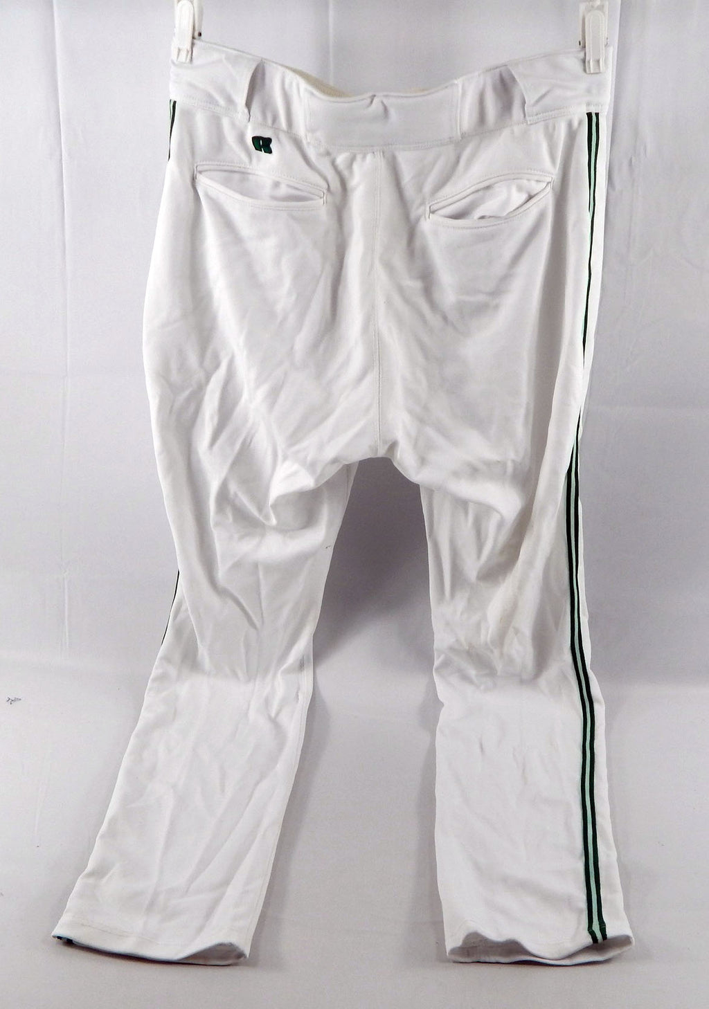 2000s Tampa Bay Devil Rays #28 Game Used White Pants 40 529 Pic2