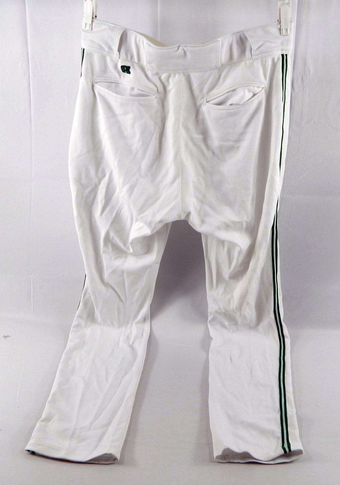 2000s Tampa Bay Devil Rays #28 Game Used White Pants 40 529 Pic2