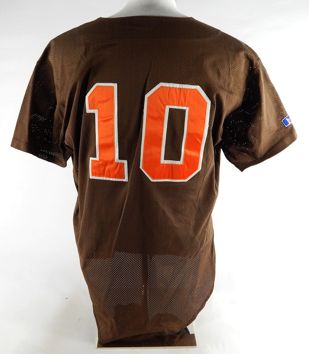 Bowling Green Falcons #10 Game Used Brown Jersey Baseball 46 637 Pic2