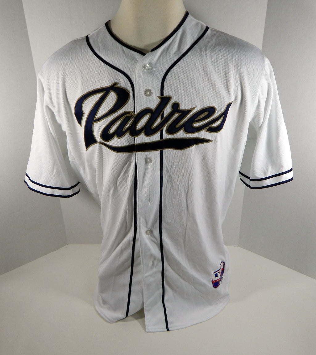 San Diego Padres Darren Balsey #36 Game Issued White Jersey Pic2