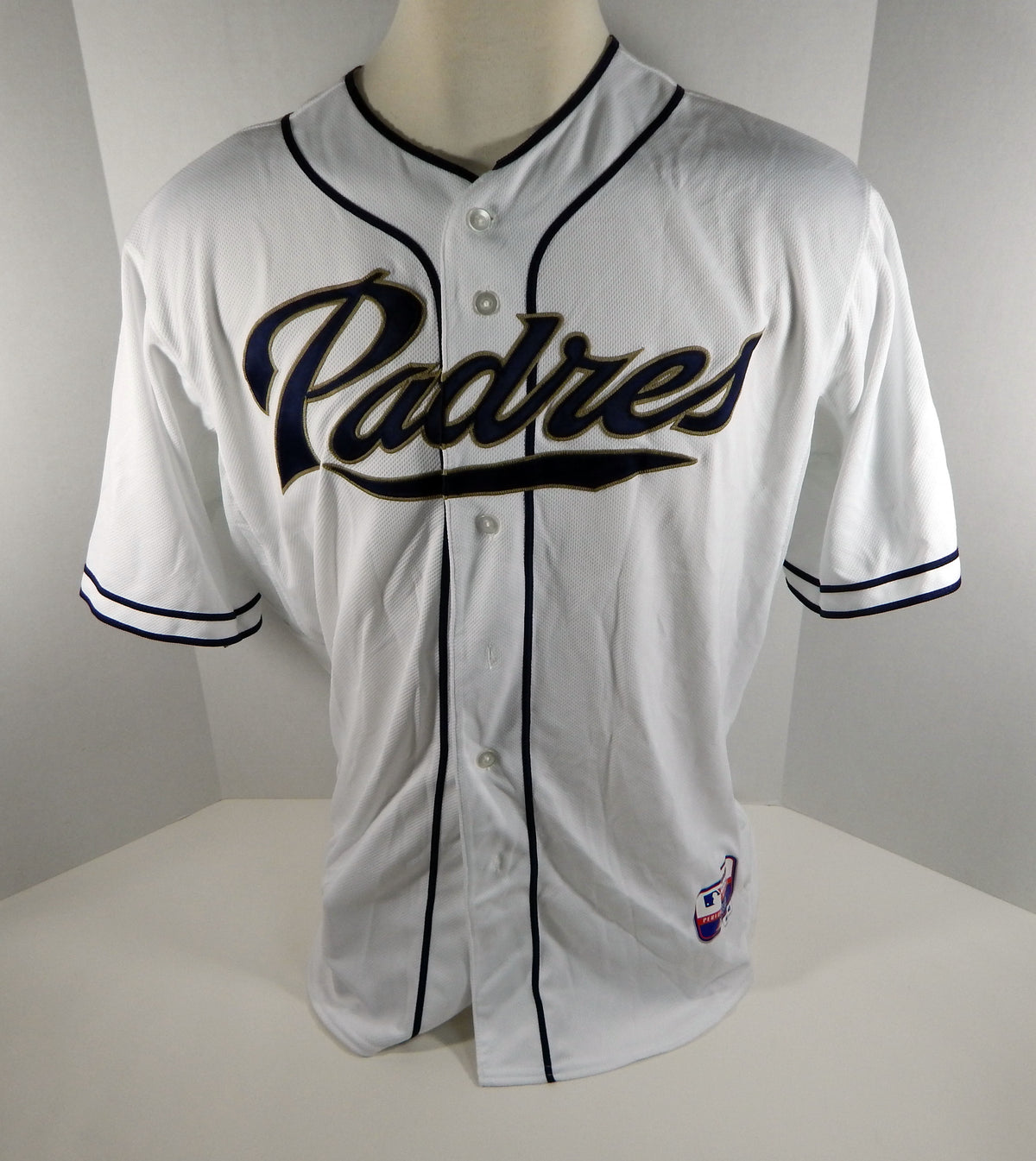 San Diego Padres Darren Balsey #36 Game Issued White Jersey Pic2