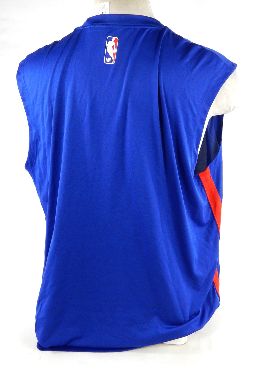 2023-24 Detroit Pistons #28 12 Game Used Blue Tank Top Shirt Earl Cureton P 580 Pic2