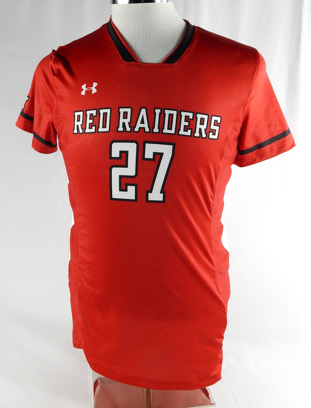 2023 Texas Tech Red Raiders #27 Game Used Red Jersey Womens Soccer M 218