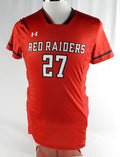 2023 Texas Tech Red Raiders #27 Game Used Red Jersey Womens Soccer M 218