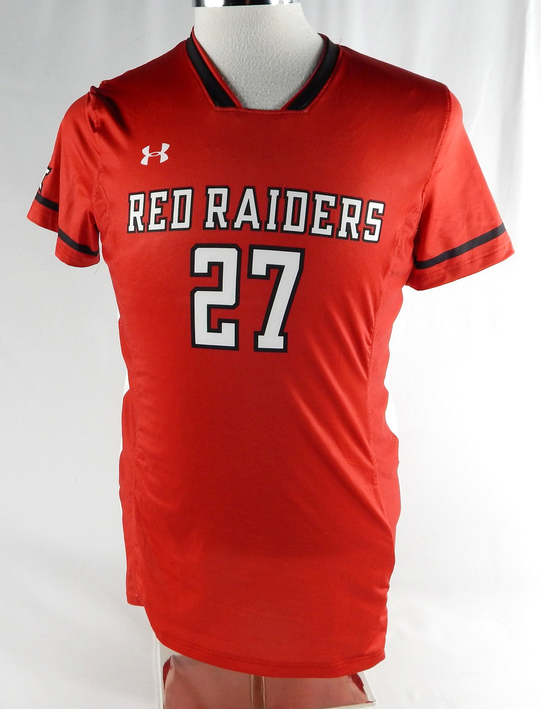 2023 Texas Tech Red Raiders #27 Game Used Red Jersey Womens Soccer M 218