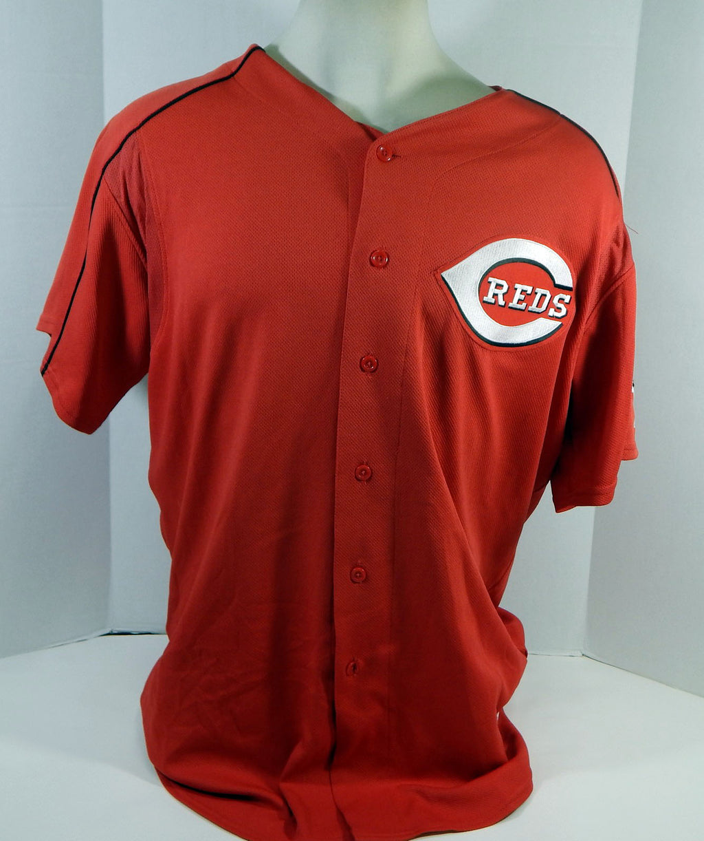 2003-06 Cincinnati Reds Tzu-Kai Chiu #17 Game Used Red Jersey Ex ST BP 48 587 Pic2