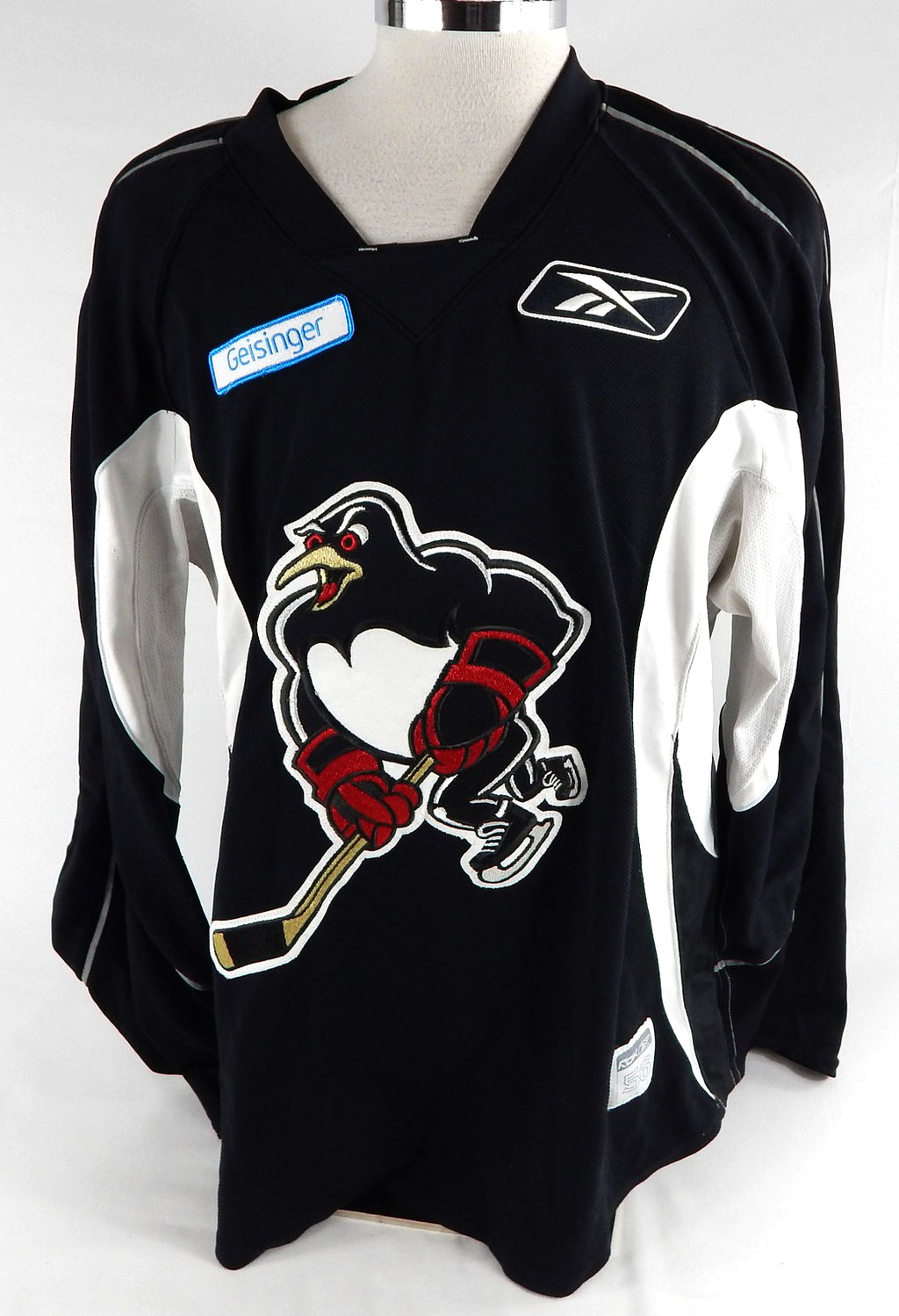 2015-20 Wilkes-Barre/Scranton Penguins Ryan Haggerty Game Used Black Jersey 3