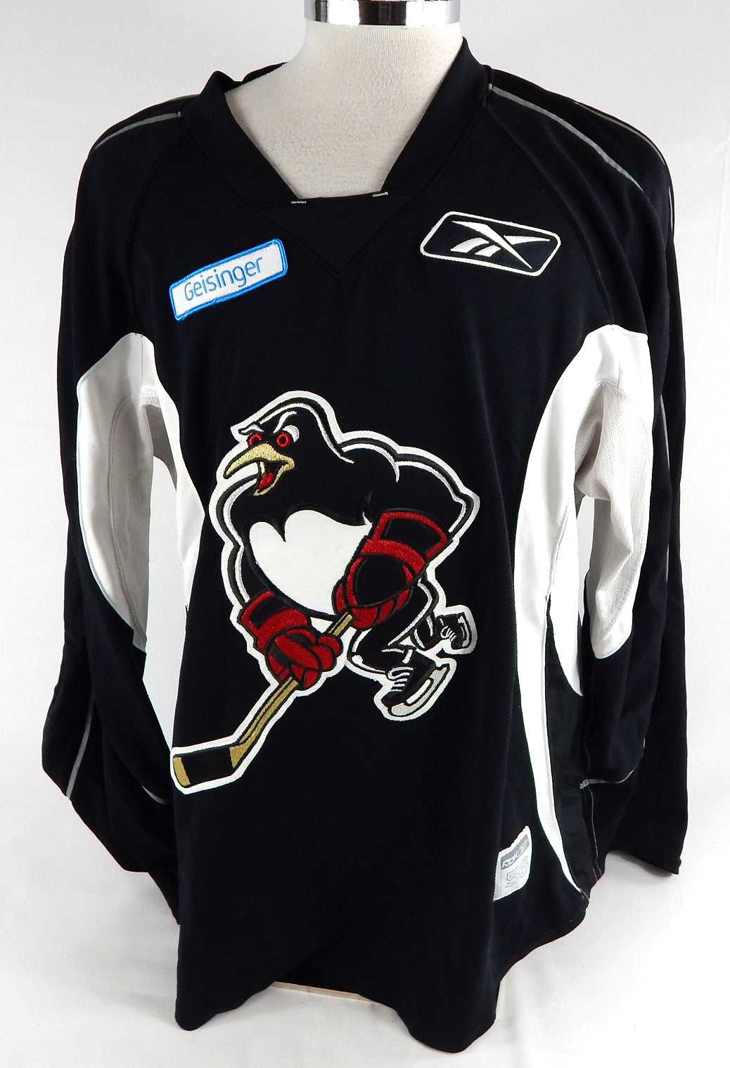 2015-20 Wilkes-Barre/Scranton Penguins Ryan Haggerty Game Used Black Jersey 3