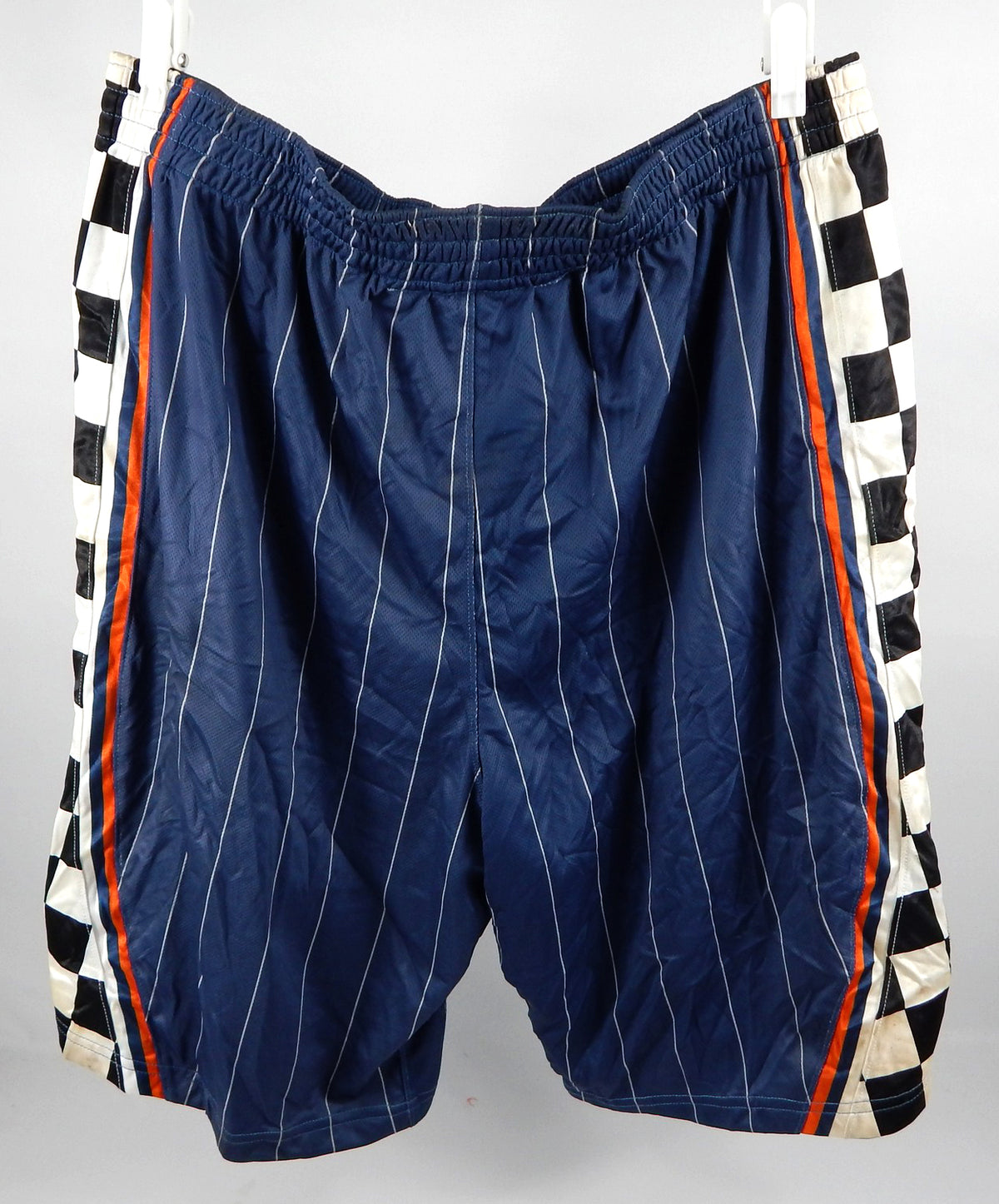 2000s Charlotte Bobcats Game Used Blue Shorts Nascar 3XL 823 Pic2