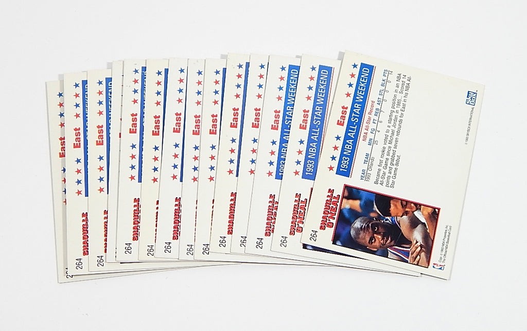 Lot of (14) 1993-94 Hoops Shaquille O'Neal #264 All Star Pic2