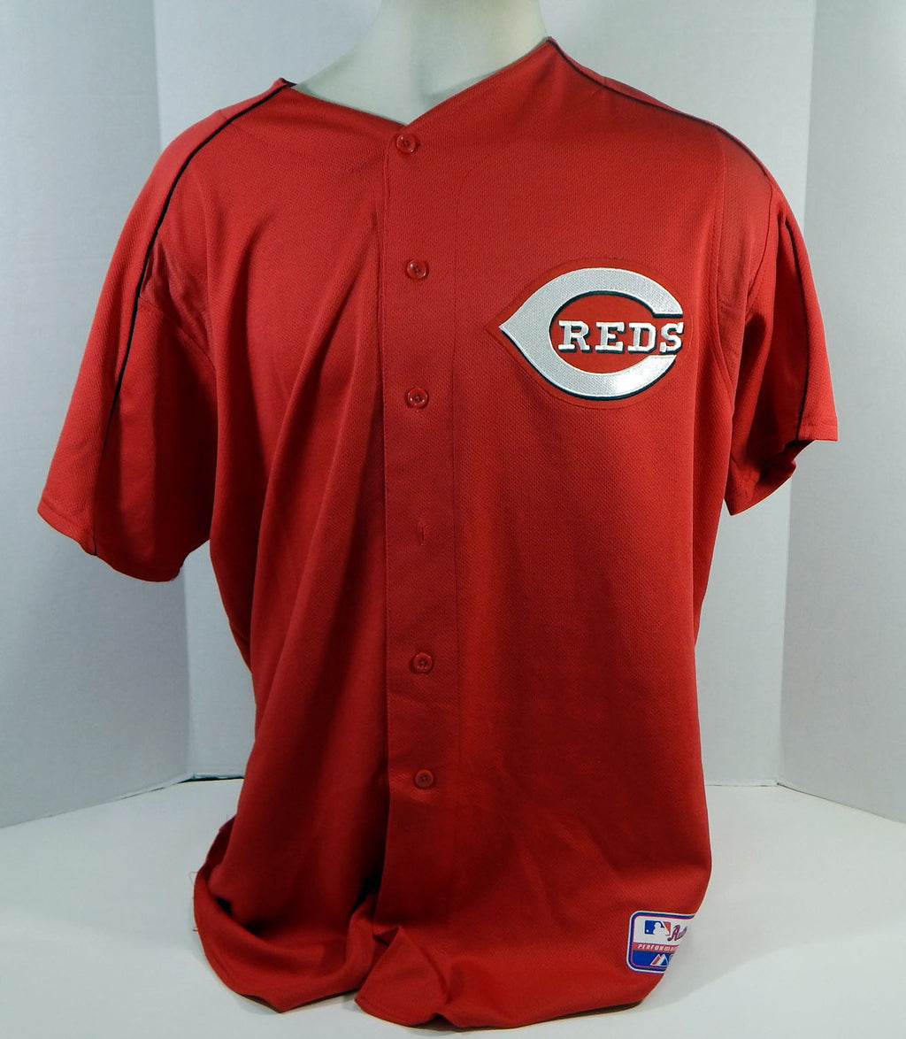 2003-06 Cincinnati Reds Je Schmidt #64 Game Used Red Jersey Ex ST BP 48 DP16588 Pic2