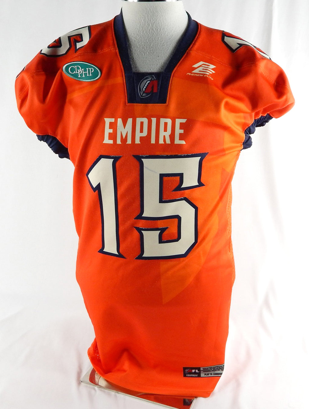 2019 Albany Empire Mason Espinosa #15 Game Used Orange Jersey L 388