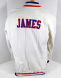 1990 Cleveland Cavaliers Henry James #32 Game Used White Game Jacket 46 DP09911
