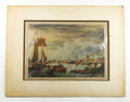 William James Bennett Boston City Point Painting Print Reproduction 13" x 8.5"