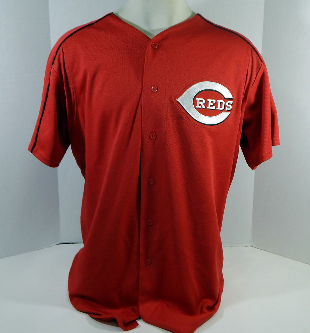 2003-06 Cincinnati Reds Gonzalez #48 Game Used Red Jersey Ex ST BP 46 DP16589 Pic2