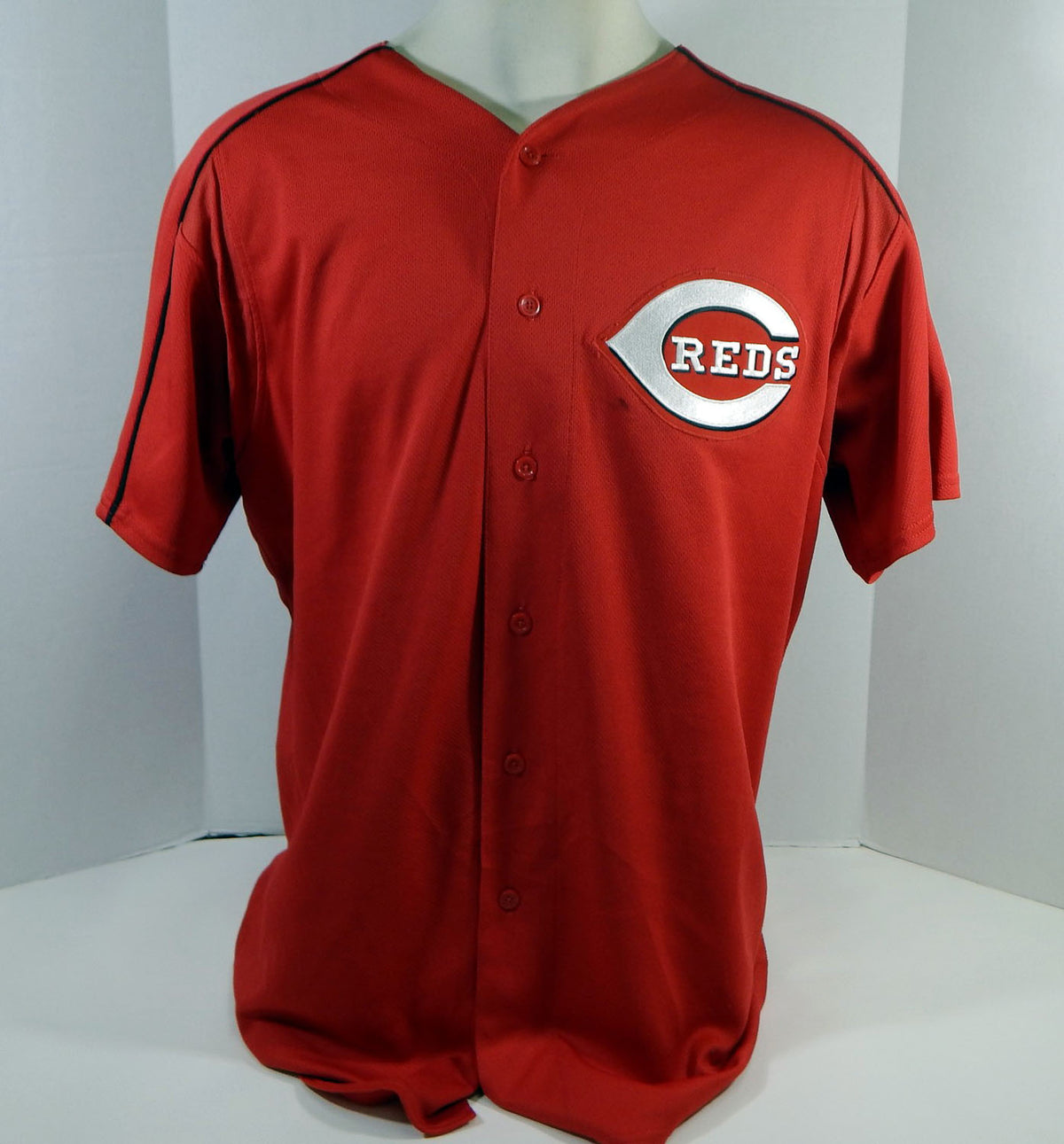 2003-06 Cincinnati Reds Gonzalez #48 Game Used Red Jersey Ex ST BP 46 DP16589 Pic2