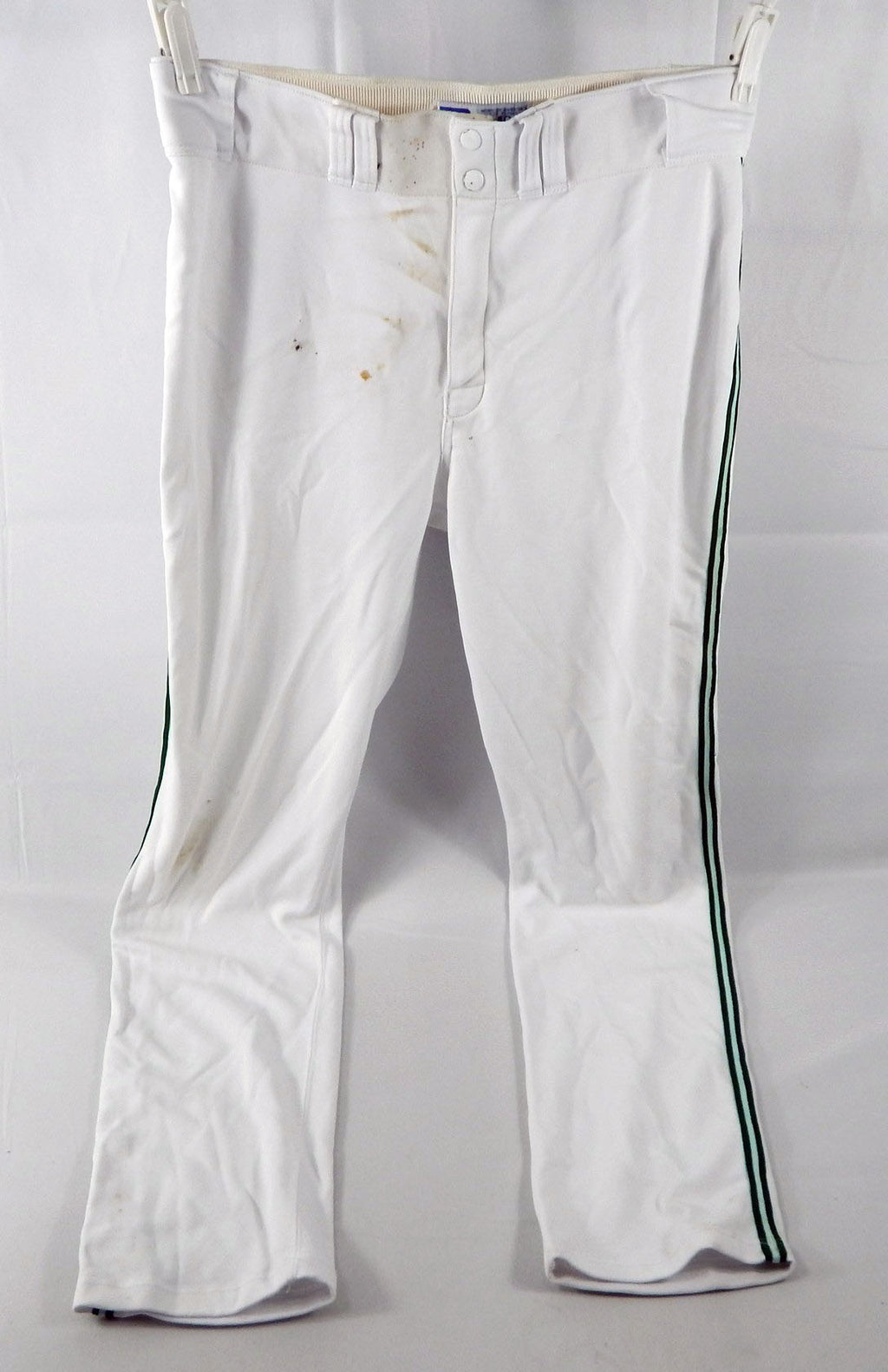 2004 Tampa Bay Devil Rays Danys Baez #28 Game Used White Pants 40 534