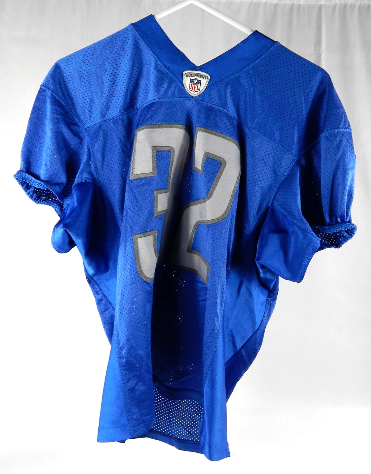 Detroit Lions #32 Game Issued Pos Used Blue Practice Jersey DP85942