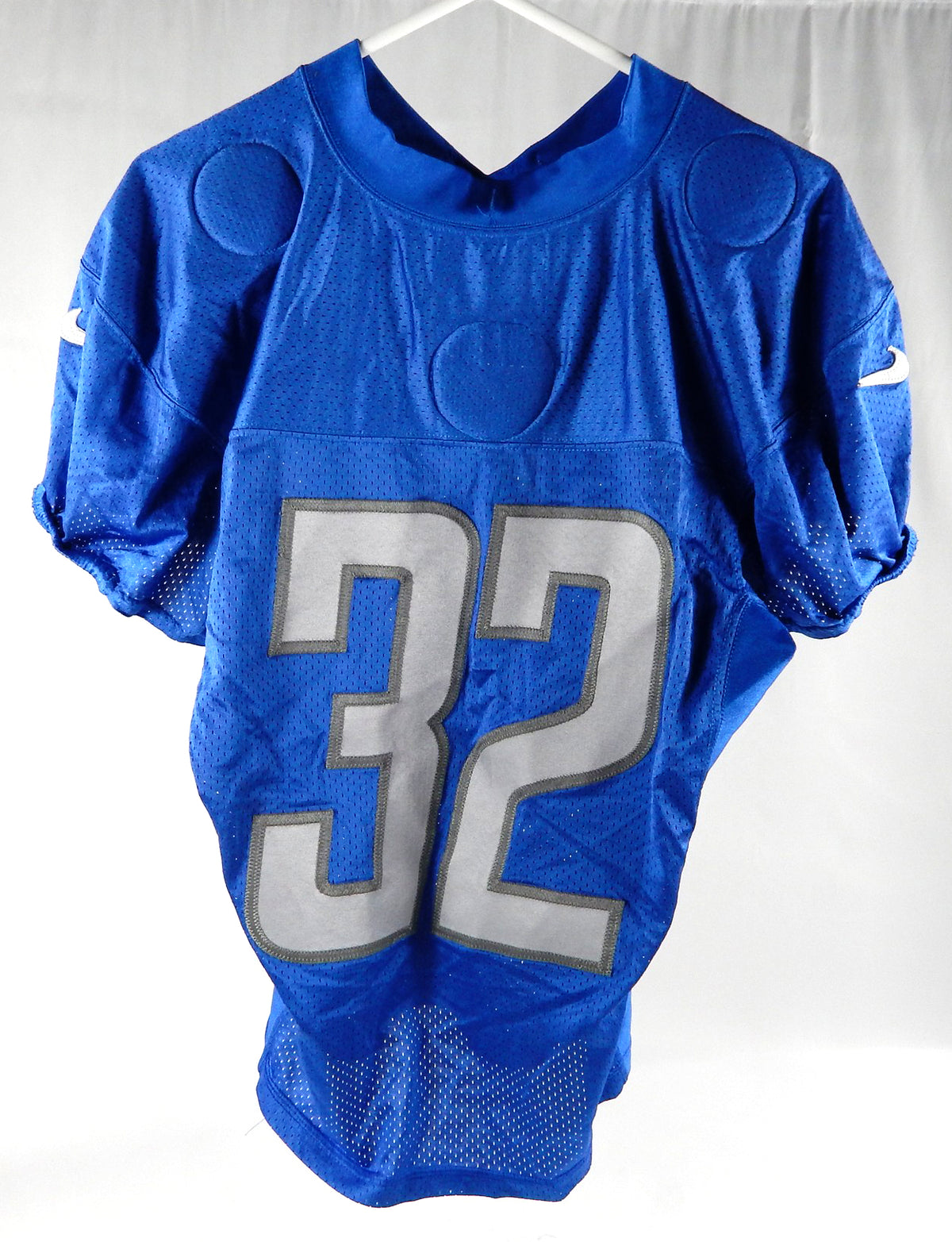 Detroit Lions #32 Game Issued Pos Used Blue Practice Jersey DP85942 Pic2