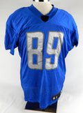 2017 Detroit Lions #89 Game Used Blue Practice Jersey 48 252
