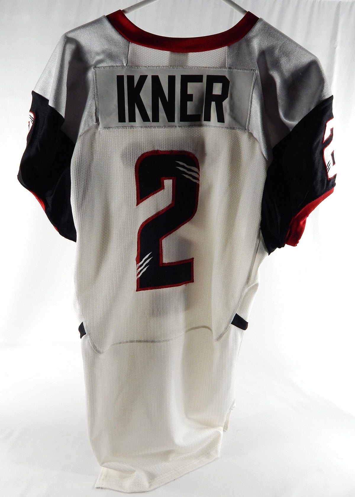 2014-15 Orlando Predators Arness Ikner #2 Game Used White Jersey M 024 Pic2