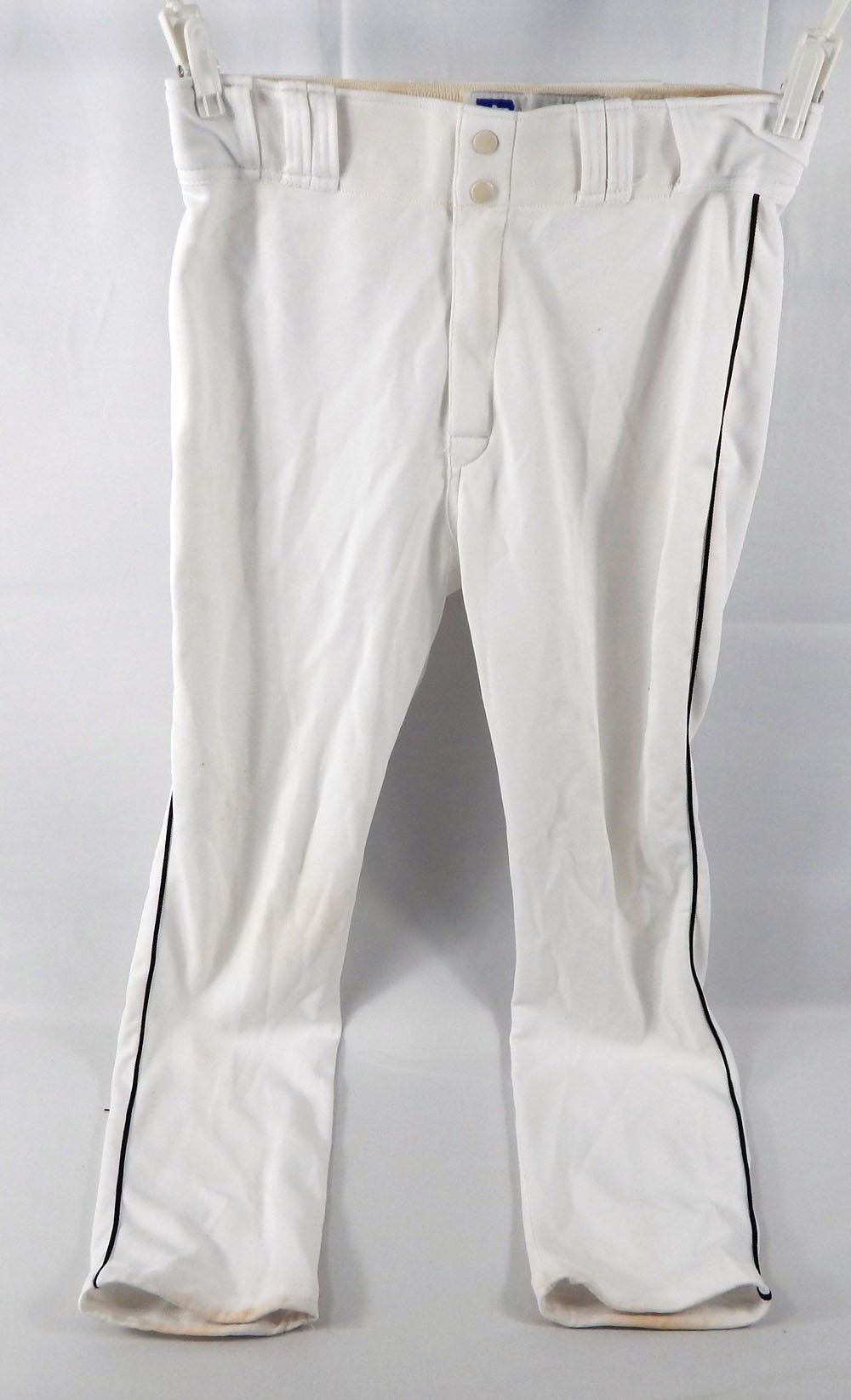 1997 Houston Astros Jeff Tackett #32 Game Used White Pants 36 536